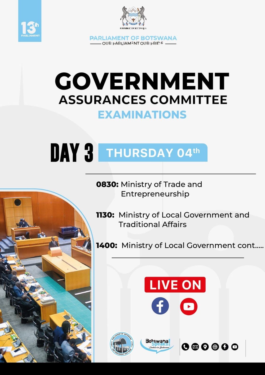 GOVERNMENT ASSURANCES COMMITTEE
